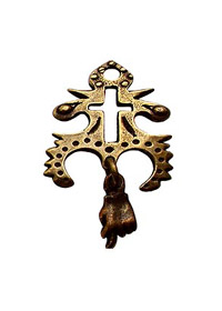 Амулет металлический №48 «Испанский крест месяца»