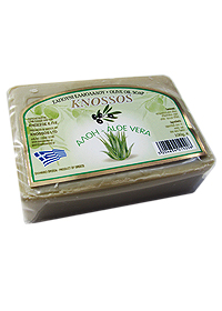 Натуральное оливковое мыло с алоэ-вера