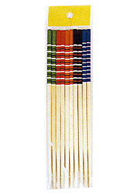Палочки для еды бамбуковые бежевого цвета