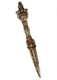 Пурба, ритуальный нож с рукоятью «Защитник» Purba-zashitnik-b