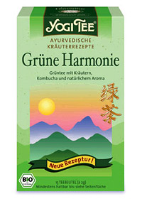 Yogi Tee: Чай йоговский зеленый «Гармония» (Gruene Harmonie)